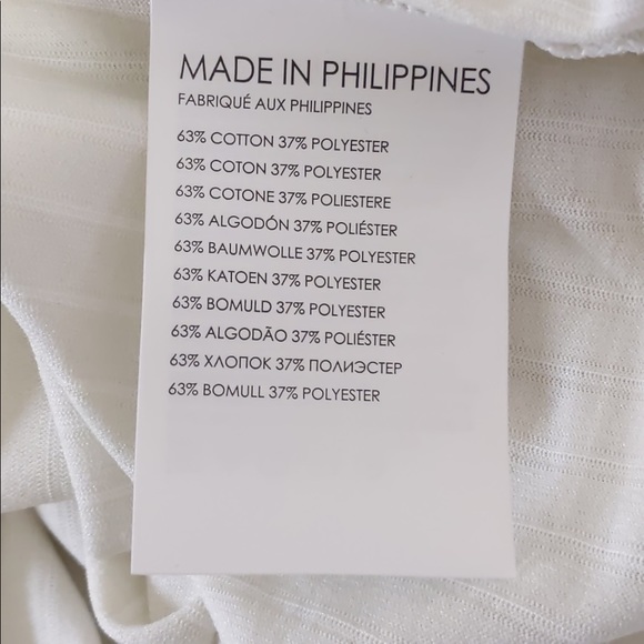 2x 👯‍♀️Host Pick⚡️Club Monaco Long Sleeve Split Seam Striped Shirt - Picture 13 of 15